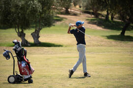 Jugador de la Universidad de Málaga. Campeonato Europeo de Golf Universitario. Antequera. Junio de 2019