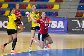 Partido Universidad de Oslo - Radboud University Nijmegen. Categoría femenina. Campeonato Europeo Universitario de Balonmano. Antequera. Julio de 2017
