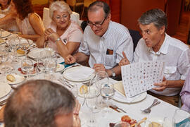 Cena homenaje al profesorado y PAS jubilado de la Facultad de Económicas. Hotel AC Málaga Palacio. Septiembre de 2014