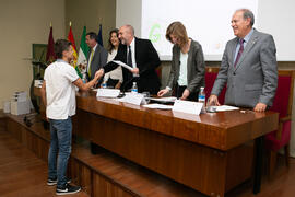 Entrega de premios del IX y X Reto Gestalentum. Facultad de Ciencias Económicas y Empresariales. Diciembre de 2019