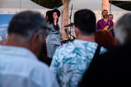 Concierto de Julia Martín. Festival solidario en los Baños del Carmen. Cursos de Verano de la Universidad de Málaga. Málaga. Julio de 2019