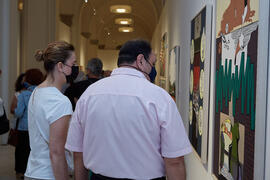 Visita a la exposición "Eugenio Chicano Siempre". Museo de Málaga. Junio de 2021
