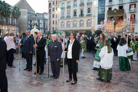 Procesión Magna Mariana con motivo del "Mater Dei". Centro histórico de Málaga. Septiembre de 2013