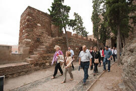Visita anual de la conferencia de la RedOTRI en el centro histórico de Málaga. Junio de 2010