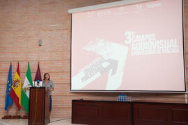 Presentación de spots en el 3º Campus Audiovisual de la Universidad de Málaga: Creatividad Publicitaria. Facultad de Ciencias de la Comunicación. Octubre de 2009