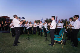 Concierto de la Banda Municipal de Música de Antequera. Inauguración del Campeonato Mundial Universitario de Golf. Antequera Golf. Junio de 2010
