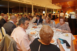 Cena Homenaje a profesores y PAS jubilados de la Facultad de Económicas. Hotel AC Málaga Palacio. Septiembre de 2014