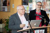 Inauguración de la exposición "Historias para mirar: cómic y novela gráfica desde la bilbioteca". Biblioteca General.  Abril de 2014