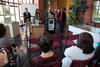 Inauguración de la exposición "Historias para mirar: cómic y novela gráfica desde la bilbioteca". Biblioteca General.  Abril de 2014