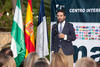 Jacobo Florido. Bienvenida a los alumnos de intercambio internacional y estudiantes del centro Internacional de Español. Jardín Botánico.  Abril de 2014