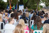 Actuación de la Joven Orquesta de Málaga. Bienvenida al alumnado de intercambio internacional de la Universidad de Málaga. Jardín botánico. Octubre de 2015
