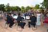 Actuación de la Joven Orquesta de Málaga. Bienvenida al alumnado de intercambio internacional de la Universidad de Málaga. Jardín botánico. Octubre de 2015