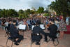 Actuación de la Joven Orquesta de Málaga. Bienvenida al alumnado de intercambio internacional de la Universidad de Málaga. Jardín botánico. Octubre de 2015