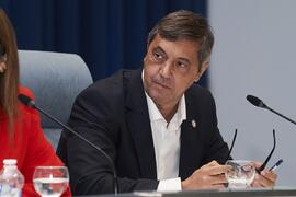 Teodomiro López. Debate electoral entre los candidatos a Rector de la Universidad de Málaga. Escuela Técnica Superior de Ingeniería Informática y Telecomunicaciones. Noviembre de 2023