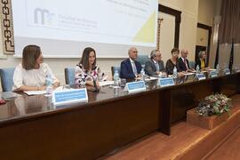 Mesa presidencial. Celebración del 50 Aniversario de la Facultad de Medicina de la Universidad de Málaga. Facultad de Medicina. Octubre de 2022