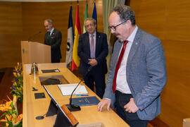 Toma de Posesión de Tomás Cordero Alcántara como Director de la Escuela de Doctorado de la Universidad de Málaga. Edificio del Rectorado.  Febrero de 2020