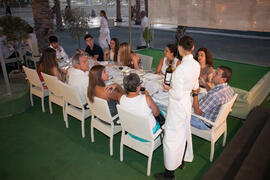 Cena de gala en el restaurante El Palmeral. Olimpiada Española de Economía, Fase Nacional. Puerto de Málaga Muelle 2 El Palmeral de las Sorpresas. Junio de 2015