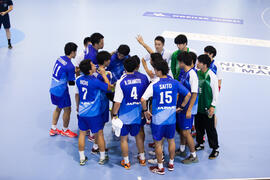 Partido Japón - Corea del Sur. Categoría masculina. Campeonato del Mundo Universitario de Balonmano. Antequera. Julio de 2016