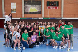 Entrega de la Copa del Rey de fútbol sala de BeSoccer UMA Antequera a la Universidad. Complejo Polideportivo Universitario. Mayo de 2022