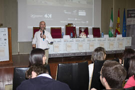 Intervención de Jesús Valderrama. Jornada de clausura del I Concurso de Creación de Empresas. Facultad de Ciencias Económicas y Empresariales. Málaga. Mayo de 2015