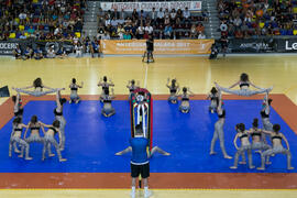 Actuación de "Baruca Acrobática". Ceremonia de inauguración del Campeonato Europeo Universitario de Balonmano. Antequera. Julio de 2017