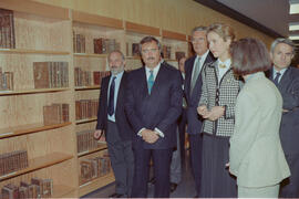 Inauguración de la Facultad de Psicología y la Biblioteca General por parte de la Infanta Elena. Campus de Teatinos, Málaga. Diciembre de 1993