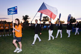 Equipo de República Checa. Inauguración del Campeonato Mundial Universitario de Golf. Antequera Golf. Junio de 2010