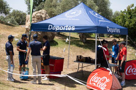 Descanso en el Campeonato Europeo de Golf Universitario. Antequera. Junio de 2019