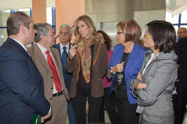 Visita oficial de la Ministra Cristina Garmendia al nuevo edificio de Bioinnovación de la UMA ubicado en el PTA. Octubre de 2009