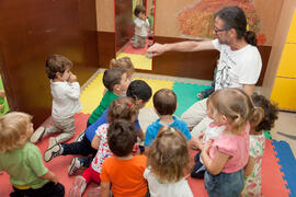 En clase. Escuela Infantil Francisca Luque. Campus de Teatinos. Mayo de 2014