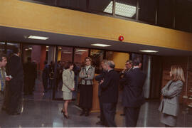 Inauguración de la Facultad de Psicología y la Biblioteca General por parte de la Infanta Elena. Campus de Teatinos, Málaga. Diciembre de 1993
