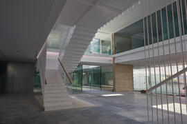 Interiores de la nueva Facultad de Psicología. Campus de Teatinos. Mayo de 2021