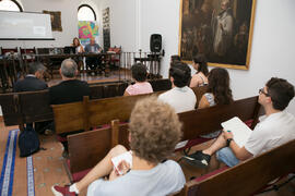 Conferencia de Pilar Corrales. Curso "Arqueología subacuática y turismo: una ventana azul al pasado". Cursos de Verano de la Universidad de Málaga. Málaga. Julio de 2018