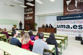 Graduación de los alumnos del CIE de la Universidad de Málaga. Centro Internacional de Español. Febrero de 2015