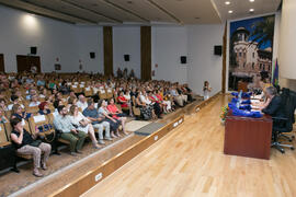 Graduación y clausura del curso del Aula de Mayores de la Universidad de Málaga. Paraninfo. Junio de 2017