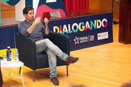 César Bona en el coloquio "Dialogando". Facultad de Derecho. Enero de 2017