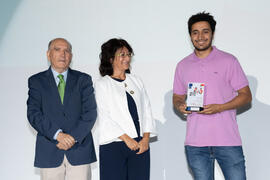 Entrega del premio a mejores equipos y deportistas de la 45ª Edición del Trofeo Rector de la UMA . Gala del Deporte Universitario 2019. Escuela Técnica Superior de Ingeniería de Telecomunicaciones. Junio de 2019