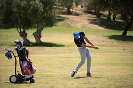 Jugador de la Universidad de Málaga. Campeonato Europeo de Golf Universitario. Antequera. Junio de 2019