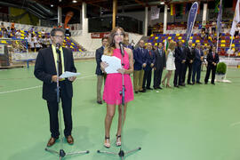 Acto de clausura y entrega de medallas. 14º Campeonato del Mundo Universitario de Fútbol Sala 2014 (FUTSAL). Antequera. Julio de 2014