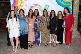 Personal de la FGUMA. Festival solidario en los Baños del Carmen. Cursos de Verano de la Universidad de Málaga. Málaga. Julio de 2019