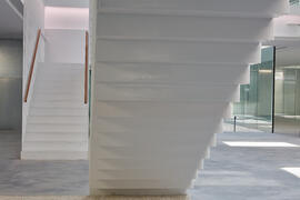 Interiores de la nueva Facultad de Psicología. Campus de Teatinos. Mayo de 2021