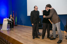 Homenaje a Luis Machuca Santa Cruz. Inauguración del curso 2018-2019 de la Escuela Técnica Superior de Arquitectura de la Universidad de Málaga. Paraninfo. Octubre de 2018