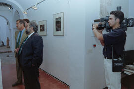 Inauguración de la exposición "Las Fuentes de la Memoria II". Palacio de Buenavista, Málaga. Mayo de 1994