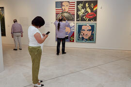 Visita a la exposición "Eugenio Chicano Siempre". Museo de Málaga. Junio de 2021