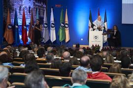 Lección Inaugural de Eugenio Carmona. Apertura del Curso Académico 2024/2025 de la Universidad de Málaga. Paraninfo. Septiembre de 2024