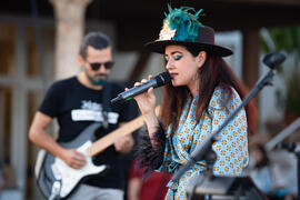 Concierto de Julia Martín. Festival solidario en los Baños del Carmen. Cursos de Verano de la Universidad de Málaga. Málaga. Julio de 2019