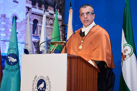 Discurso de investidura de Bernardo Quintero como Doctor "Honoris Causa" por la Universidad de Málaga. Paraninfo. Marzo de 2025