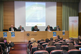 Mesa 1: "La perspectiva de las Naciones Unidas". Jornada "Brexit y Gibraltar. Un reto con oportunidades conjuntas". Edificio del Rectorado. Febrero de 2017