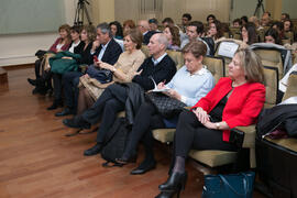 Asistentes a la conferencia de Cristóbal Montoro. XII Jornadas Andaluzas de Enseñanza de Economía. Facultad de Ciencias Económicas y Empresariales. Febrero de 2019
