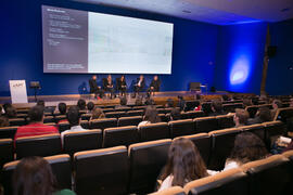 Mesa redonda. Inauguración del curso 2018-2019 de la Escuela Técnica Superior de Arquitectura de la Universidad de Málaga. Paraninfo. Octubre de 2018